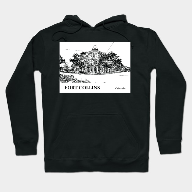 Fort Collins - Colorado Hoodie by Lakeric